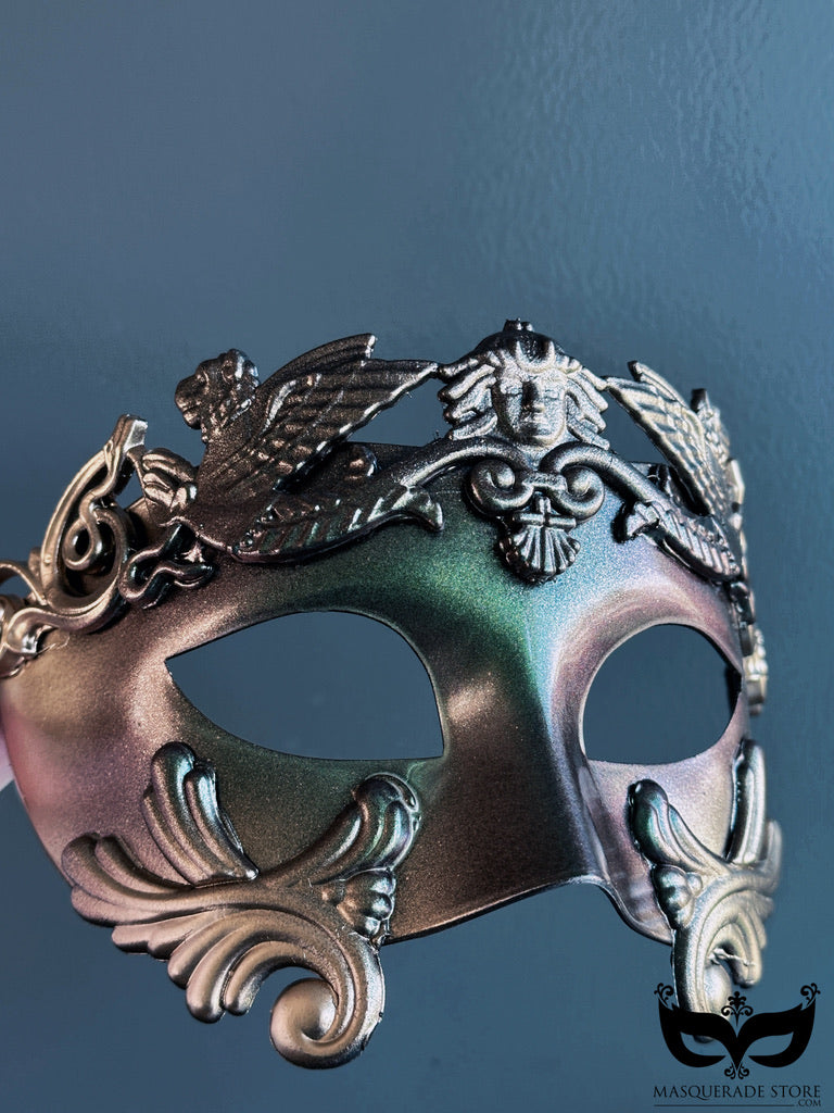 Gladiator Mask - Green Metallic