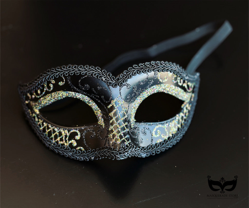 Bulk Masks - Midnight Elegance Venetian Collection