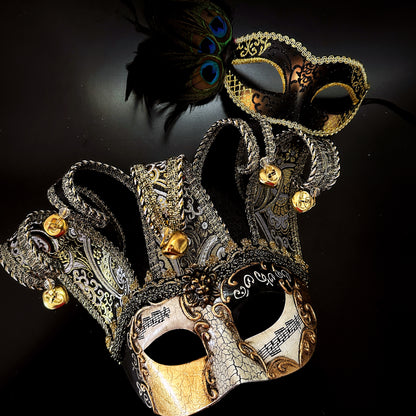 Court Jester Set - Gold &amp; Black