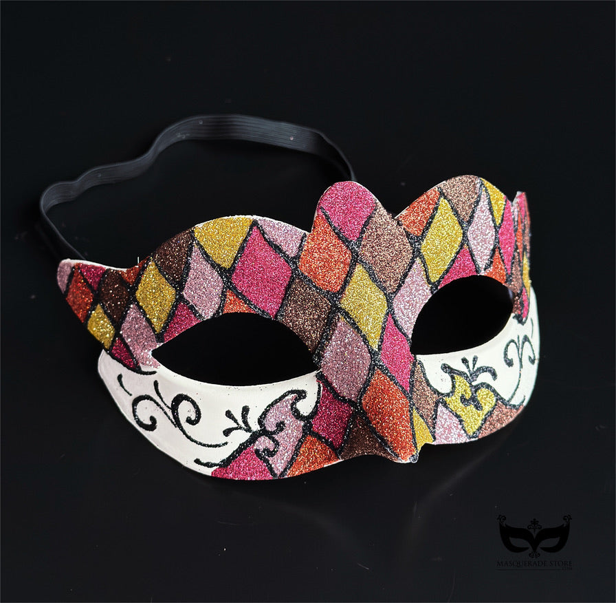 Bulk Masks - Harlequin Glitter Collection