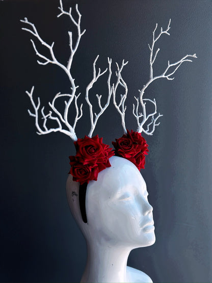 Woodland Headband - Crimson Fairy