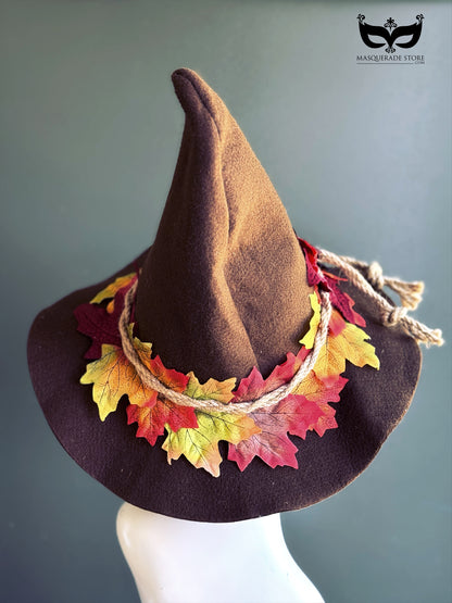 Harvest Hex – Brown Witch Hat