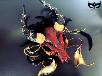 Red Ritual Skull Set