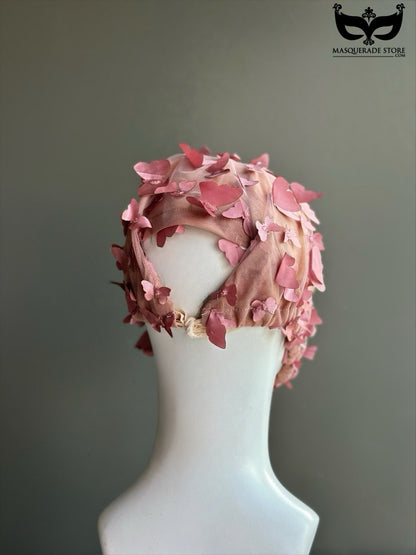 Whimsy Veil – Butterfly Mesh Hood