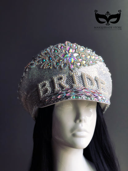 Captain Hat - Iridescent Bride