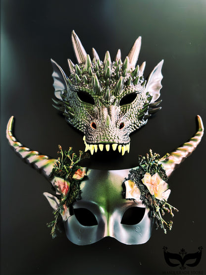 Mythbound Flame - Couples Mask Set