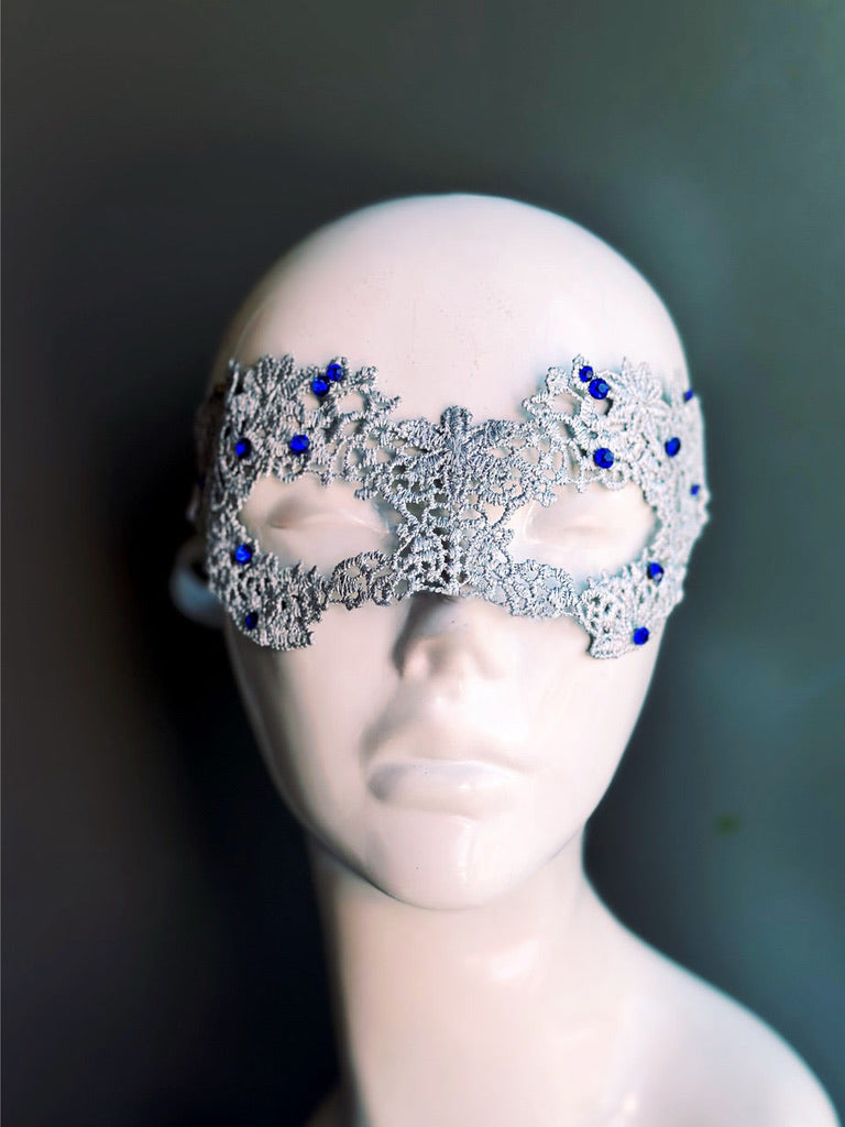 Princess Lace Mask - Silver