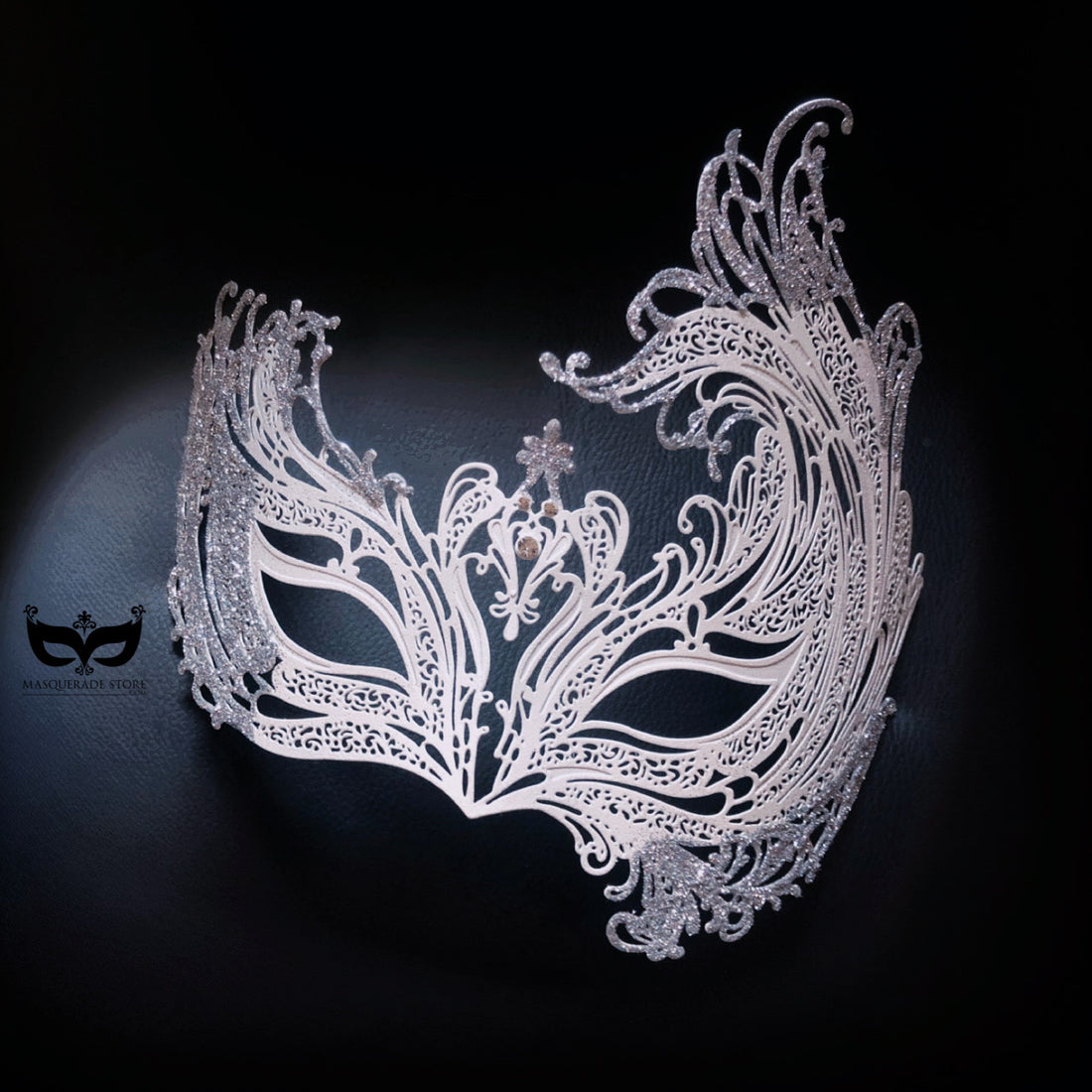 Swan Metal Mask - Shimmer In Many Colors!