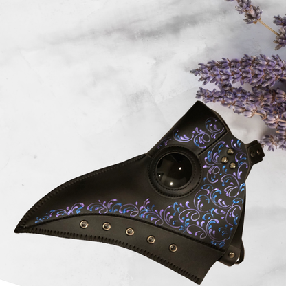 Vegan Leather Plague - Purple Blue