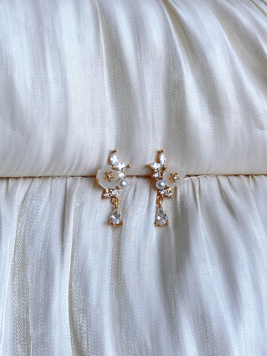 Blossom Pearl Drop Earrings