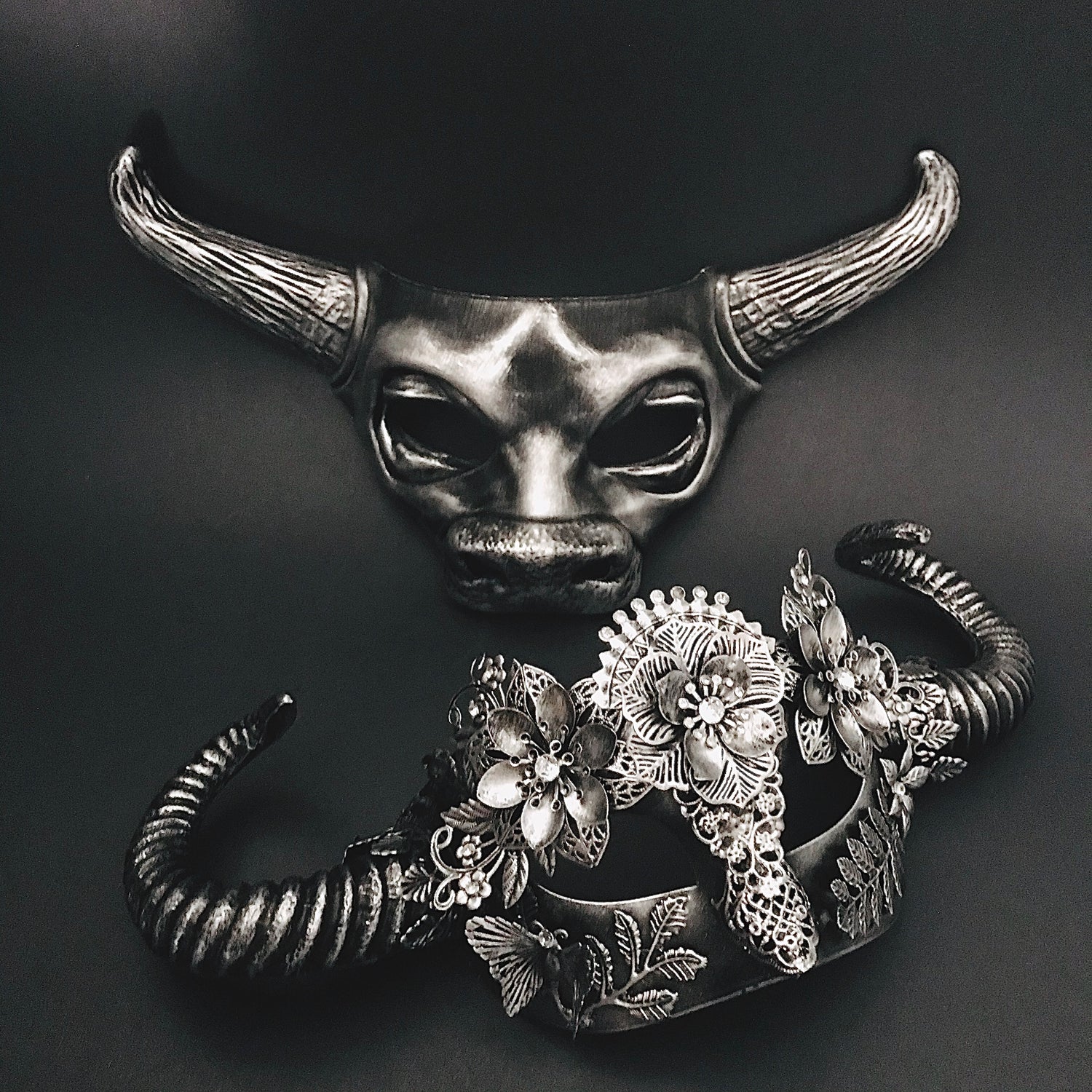 Minotaur and Nymph - Silver