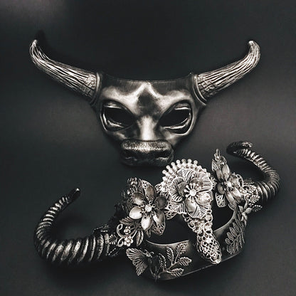 Minotaur and Nymph - Silver