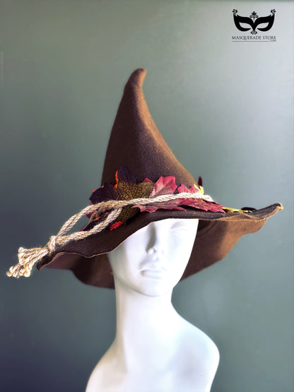 Harvest Hex – Brown Witch Hat