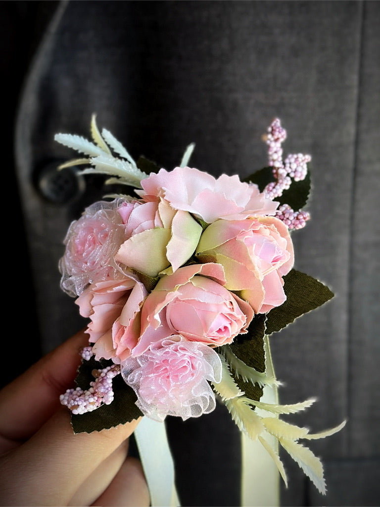 Petal Blush - Boutonniere &amp; Corsage