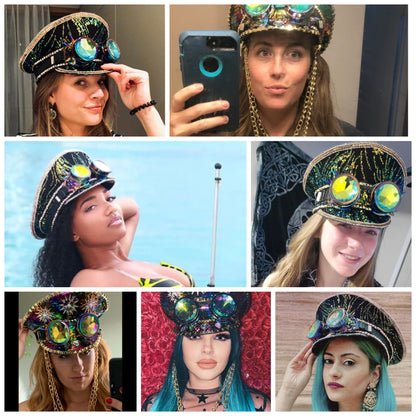 Purple Captain Hat