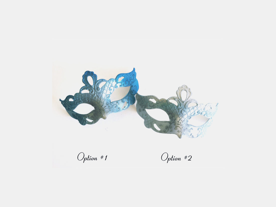 Blue Cinderella Mask - Kids