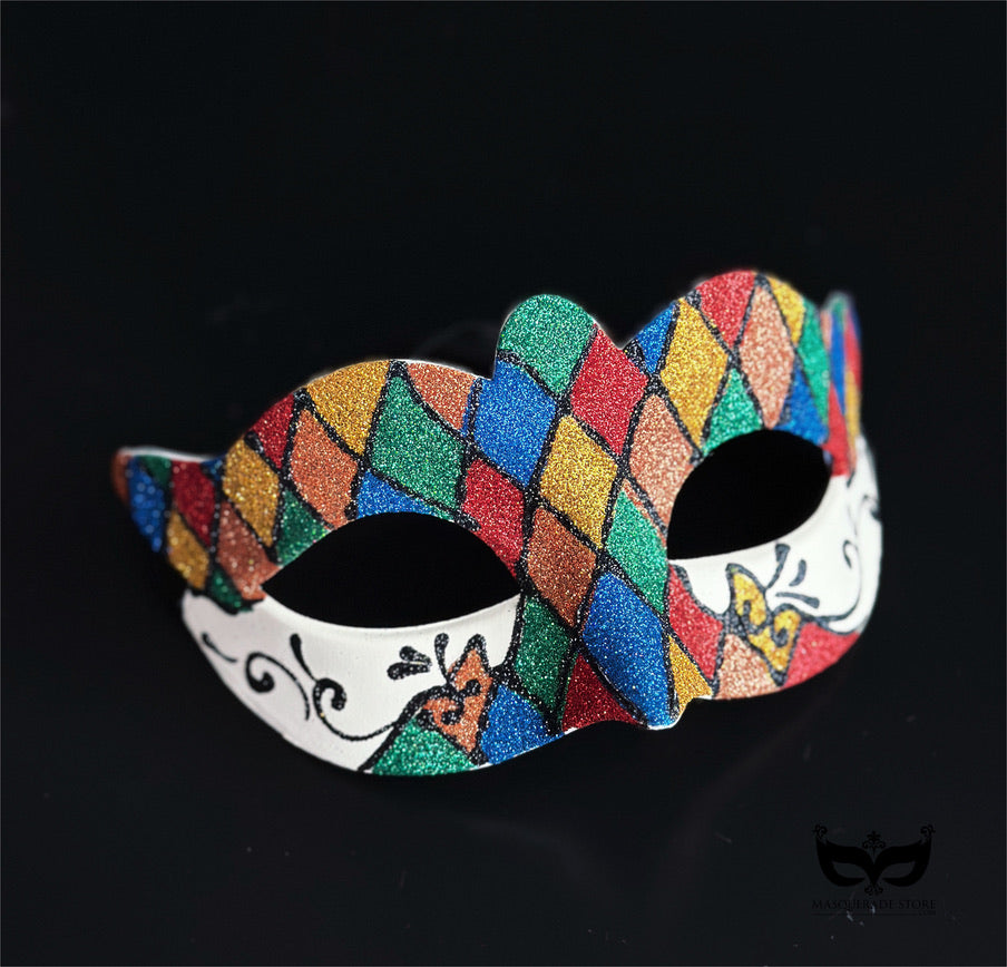 Bulk Masks - Harlequin Glitter Collection