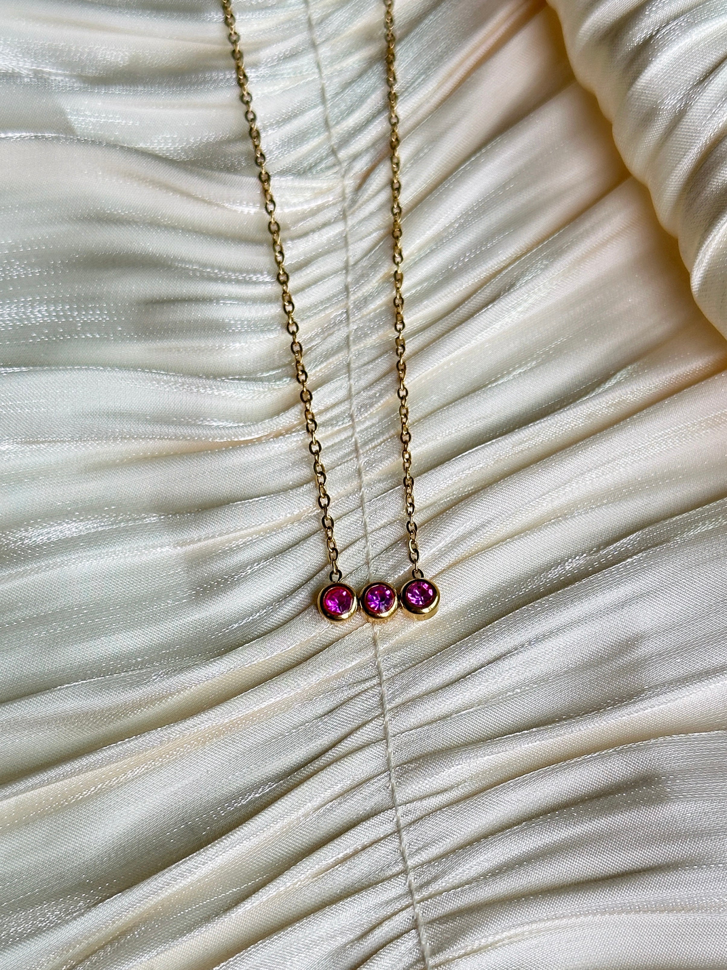 Amara - Necklace (Pink)