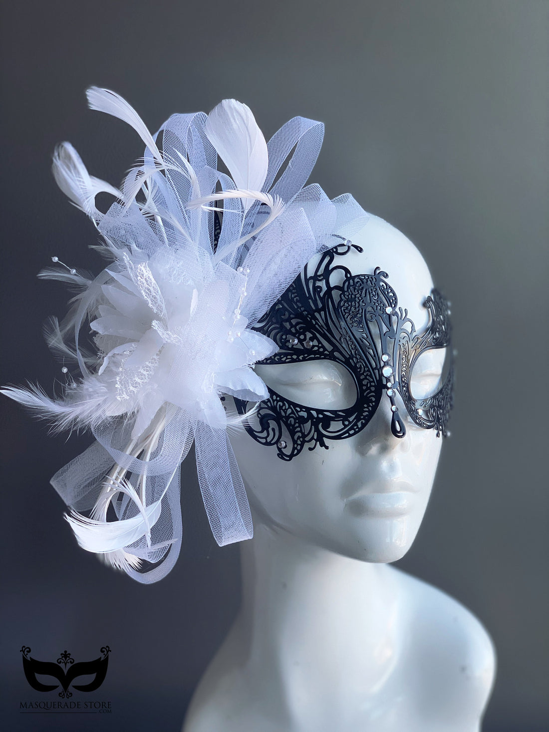 Swan Muse with Feathers