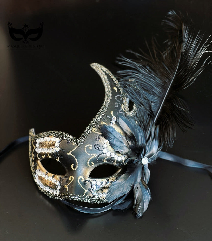 Bulk Masks - Noir Plume Luxe Collection