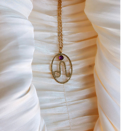Leo - Zodiac Necklace (Gold)