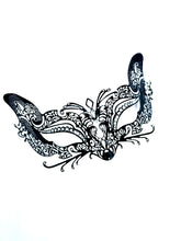 Black fox metal mask 