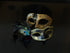 Elegant black and gold masquerade couple&