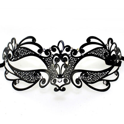 Noir Arabella Black Crystal Mask