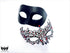 Elegant black and red couples masquerade masks with crystal details, designed for prom, masquerade ball, and Halloween events.