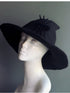 Elegant Halloween witch hat with spider detail for costume parties