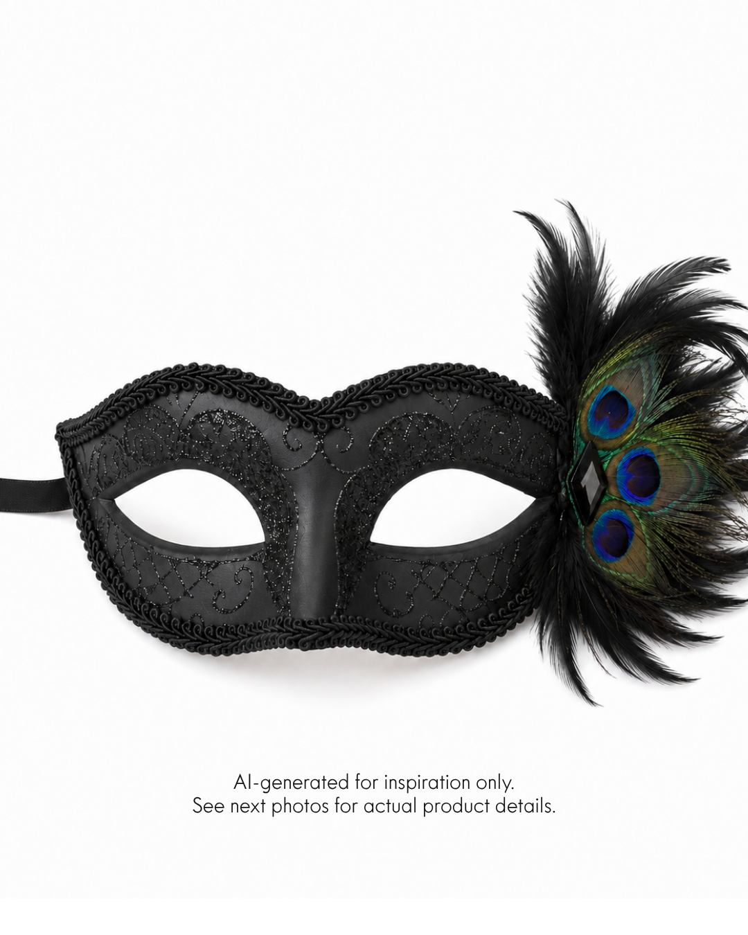 Black Plumage – Peacock Feathers