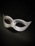 Bulk masquerade masks in silver.