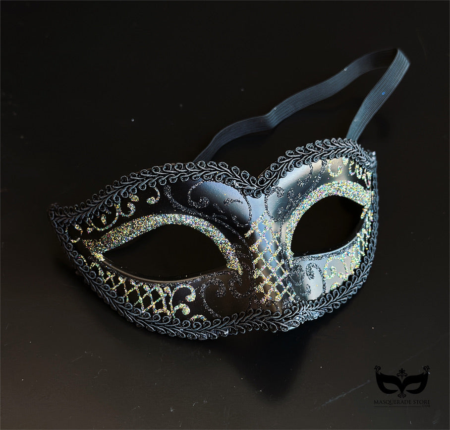 Bulk Masks - Midnight Elegance Venetian Collection