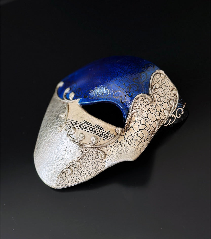 Sonata Nocturne - Blue &amp; Silver Phantom Mask