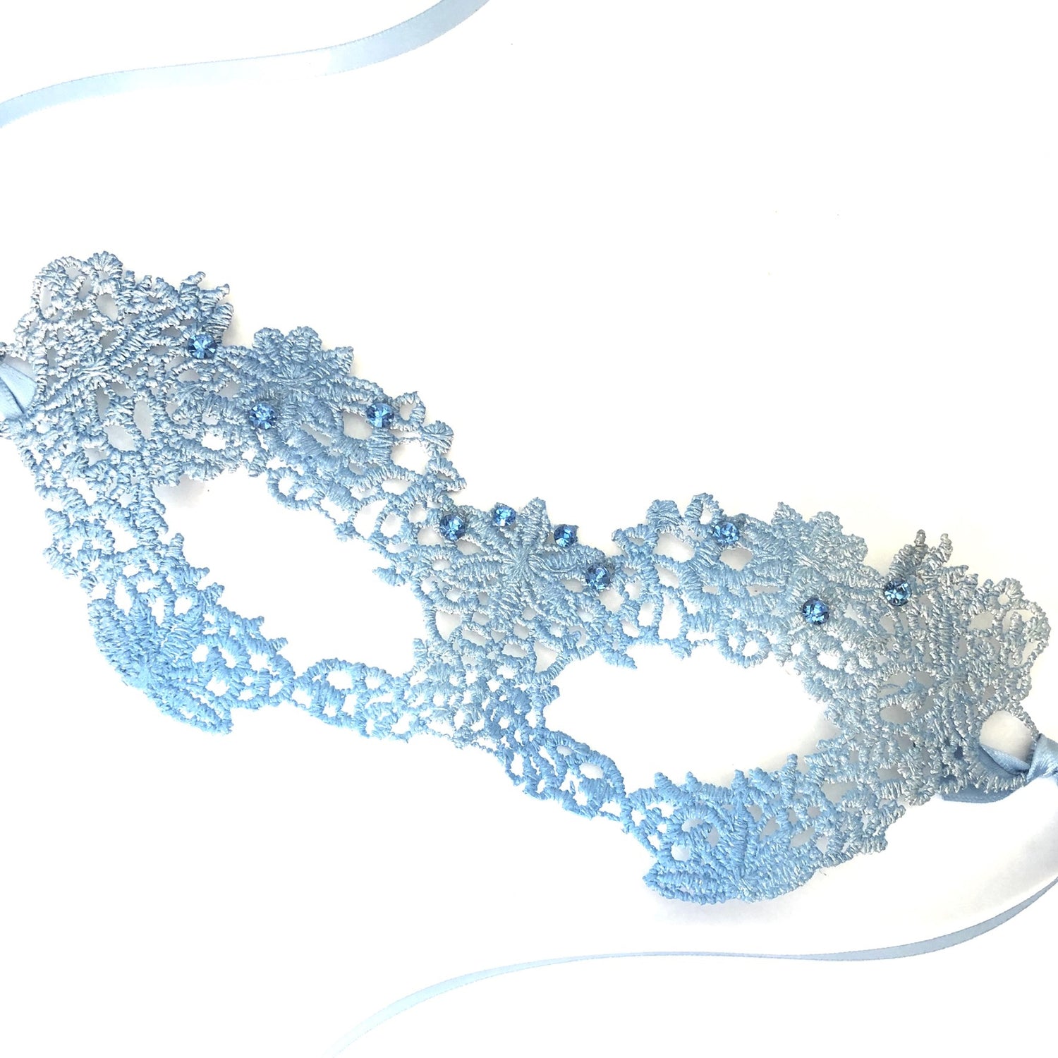 Princess Lace Mask - Blue