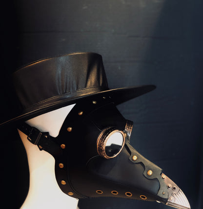 Black Plague Doctor Mask