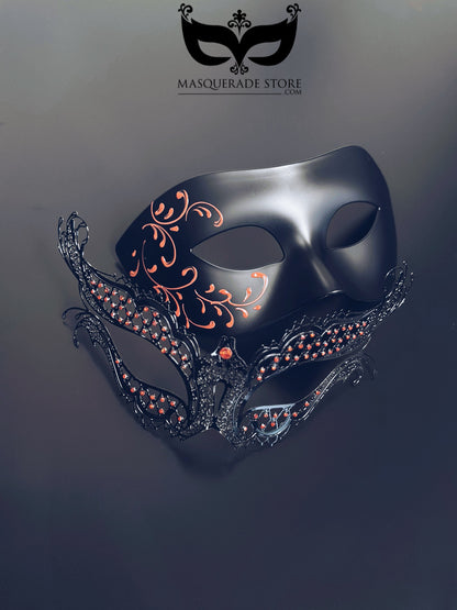 Crimson Dusk - Black &amp; Red