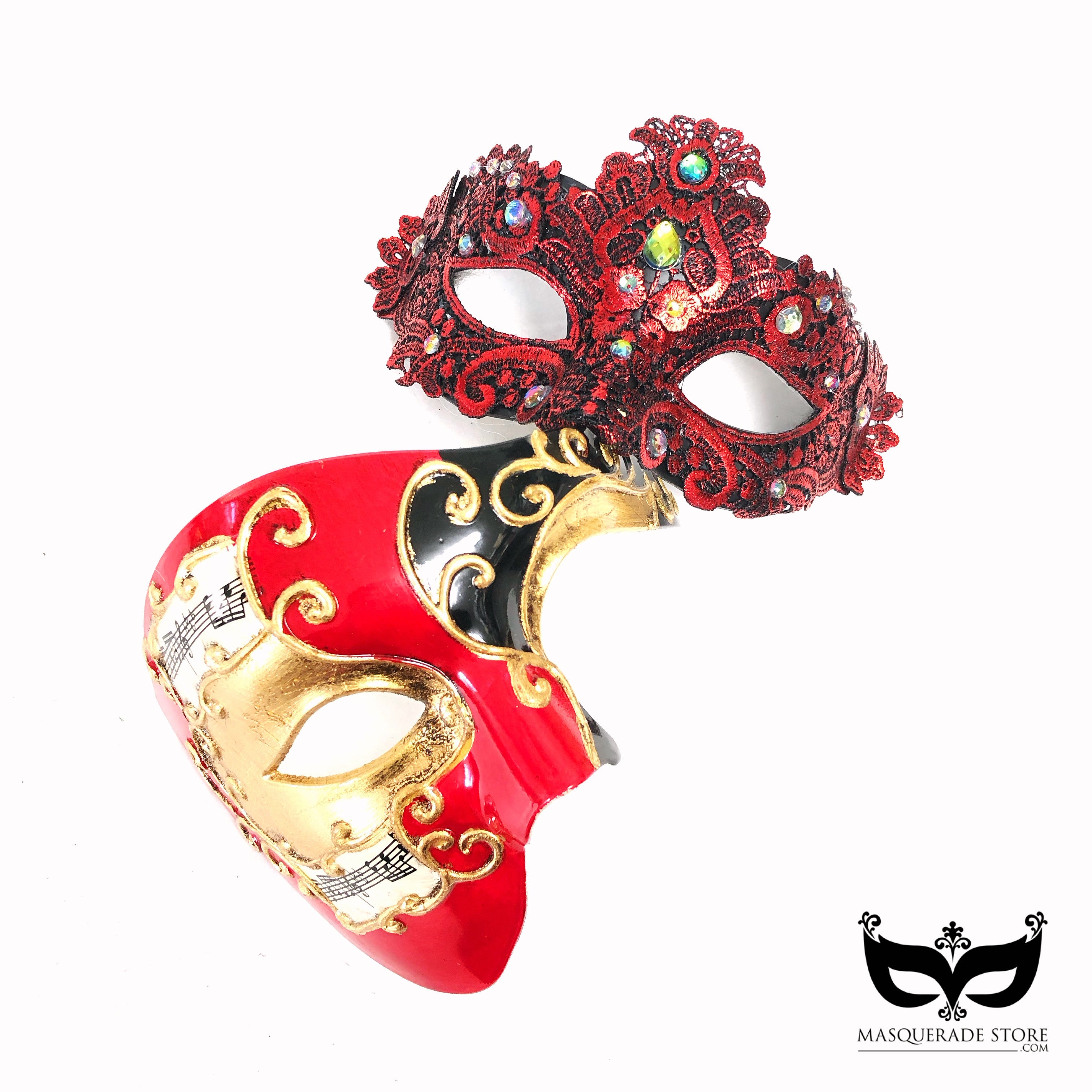 Venetian Masks - Scarlet Phantom