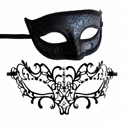 Midnight Noir Couples  Set - Black