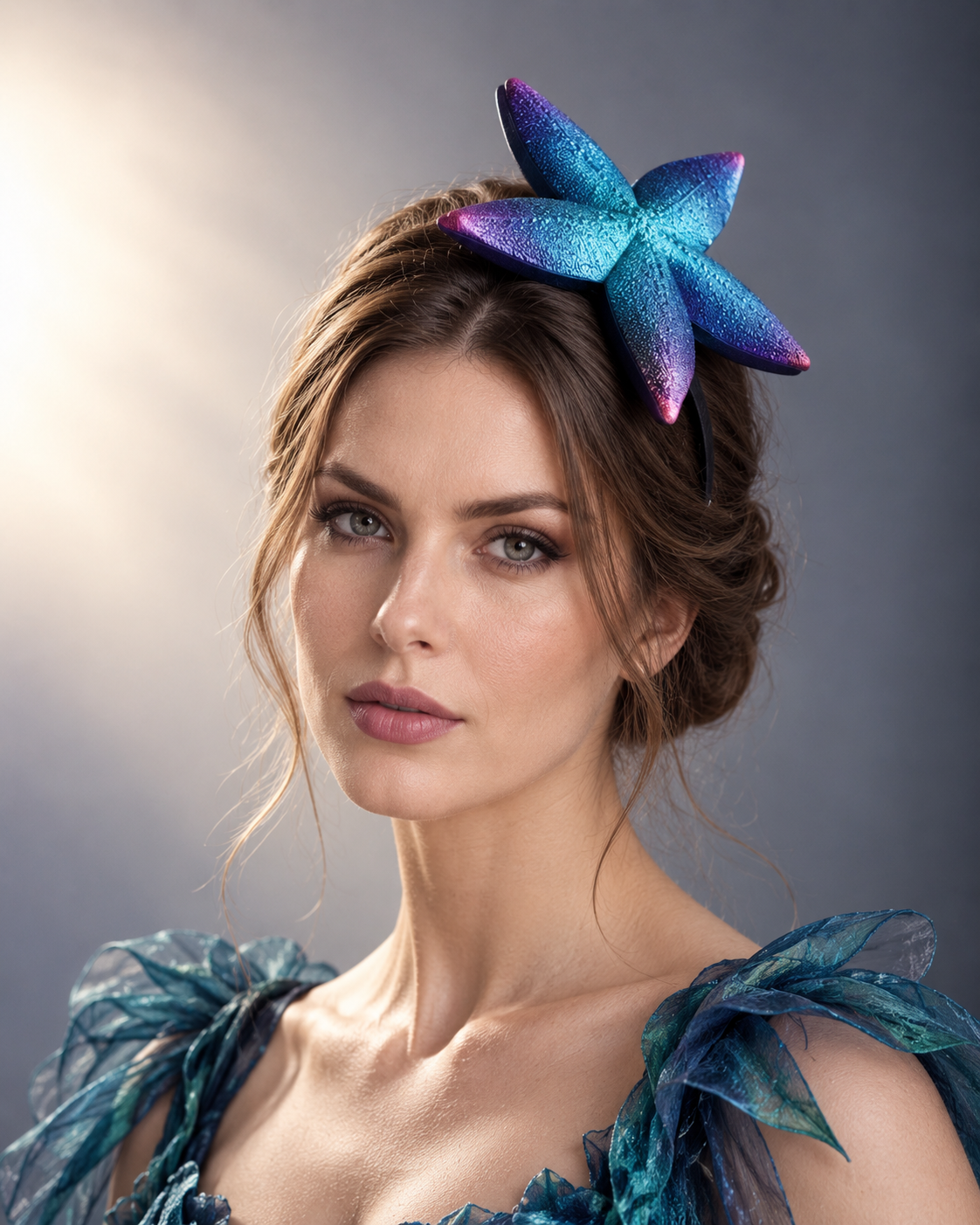 Starfish Fascinator - Galaxy