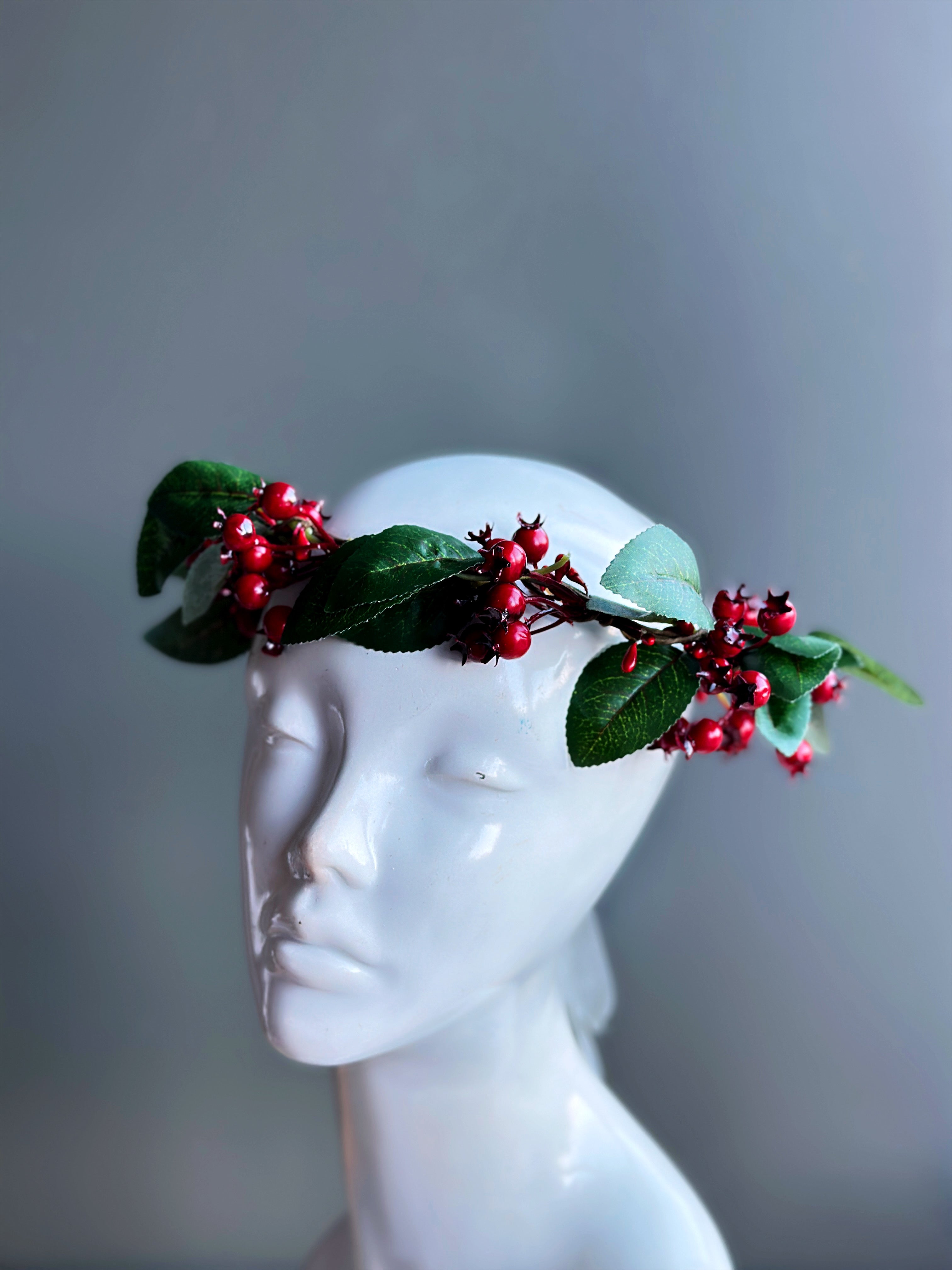 Holly Berry Wreath Crown