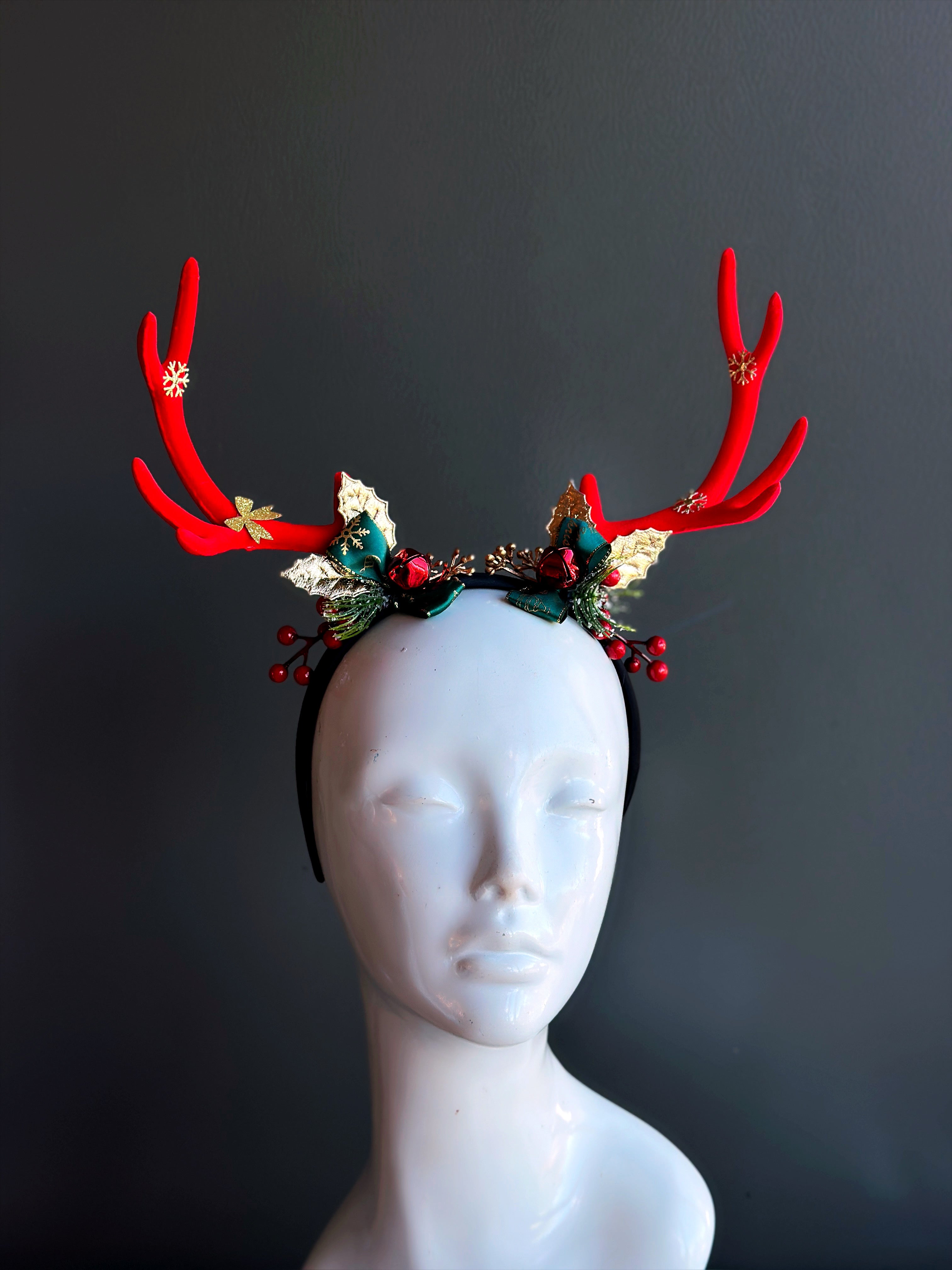 Christmas Deer Antler Headband