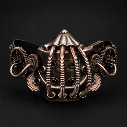 Copper Steampunk Respirator Mask