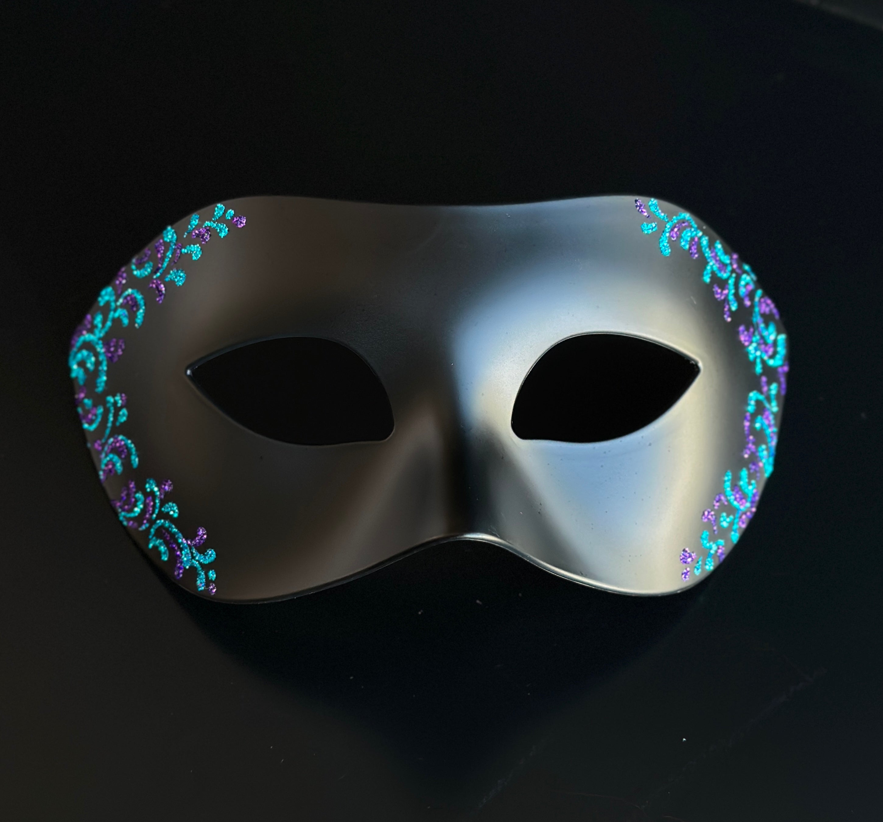 Midnight Amethyst - Phantom Venetian Masquerade Mask