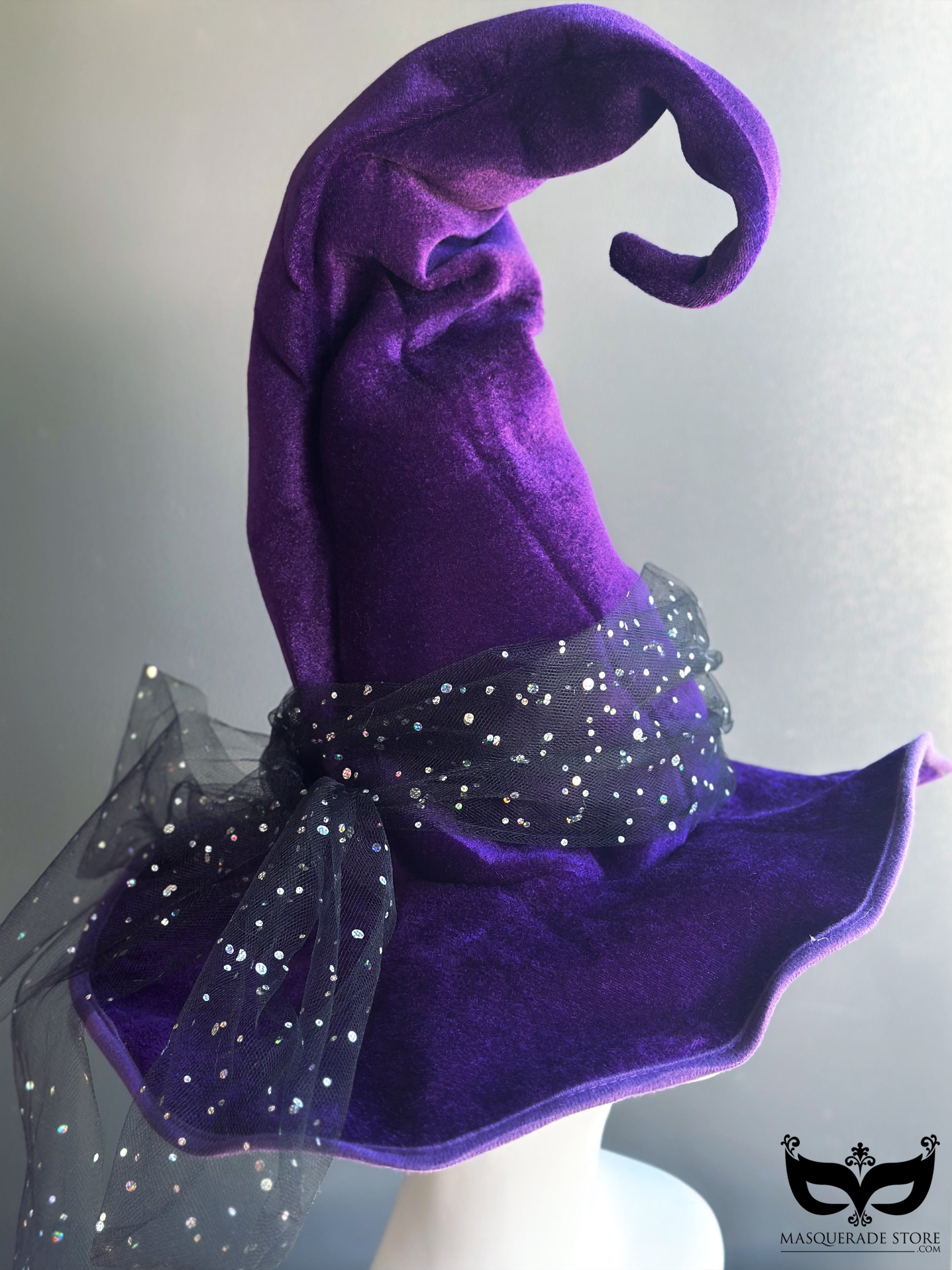 Enchanted Starlight Witch Hat - Purple