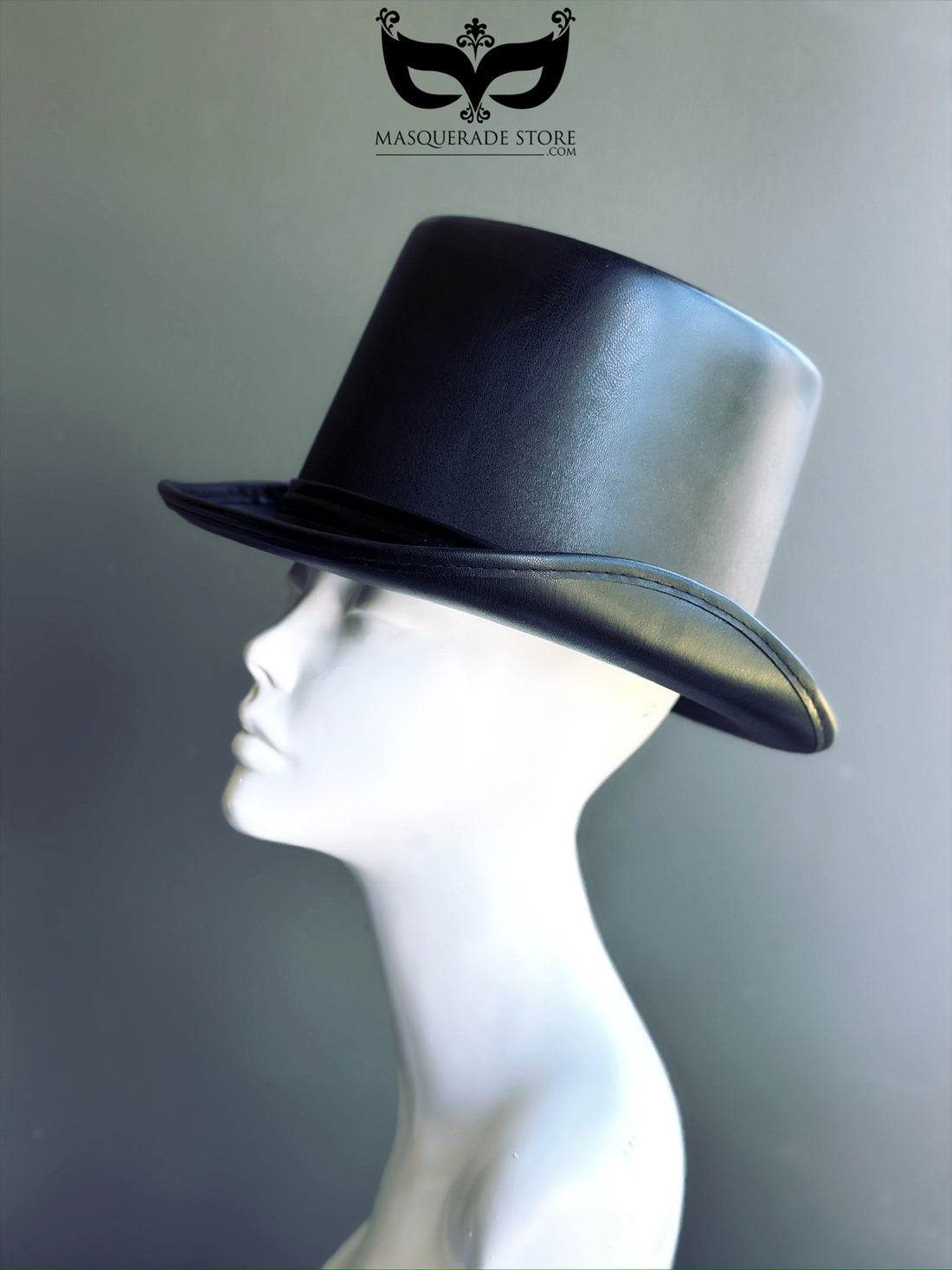 Classic Vegan Leather Top Hat