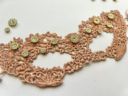 Blush Belle Lace Masquerade Mask