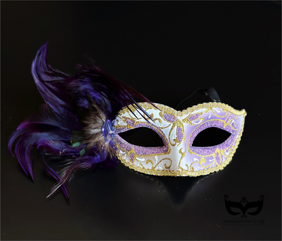Bulk Masks - Venetian Feather Elegance Collection