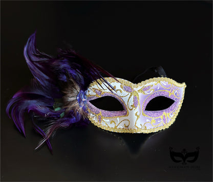 Bulk Masks - Venetian Feather Elegance Collection