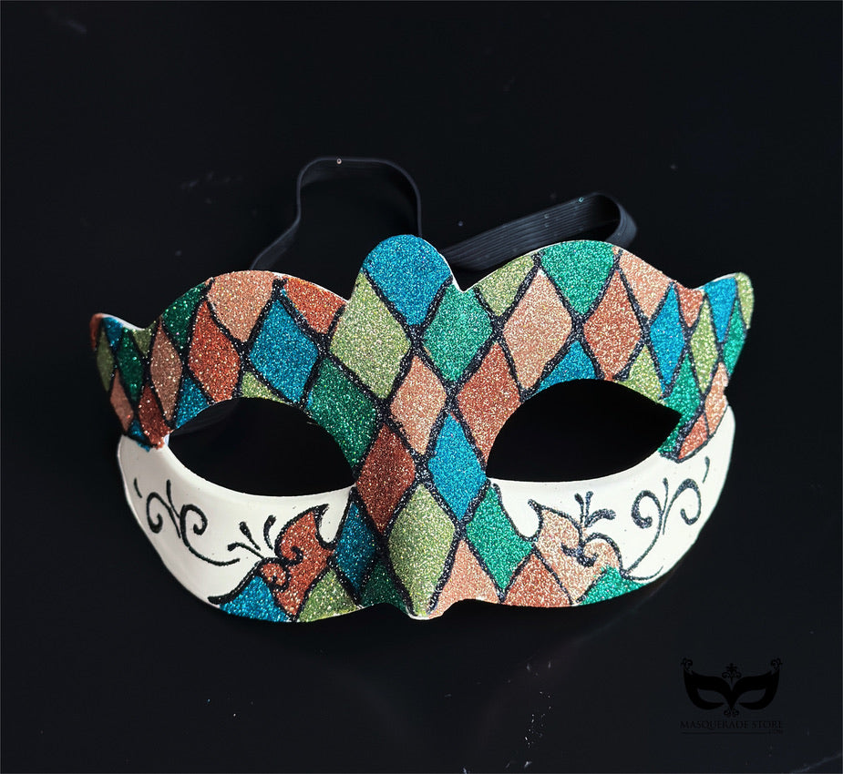 Bulk Masks - Harlequin Glitter Collection